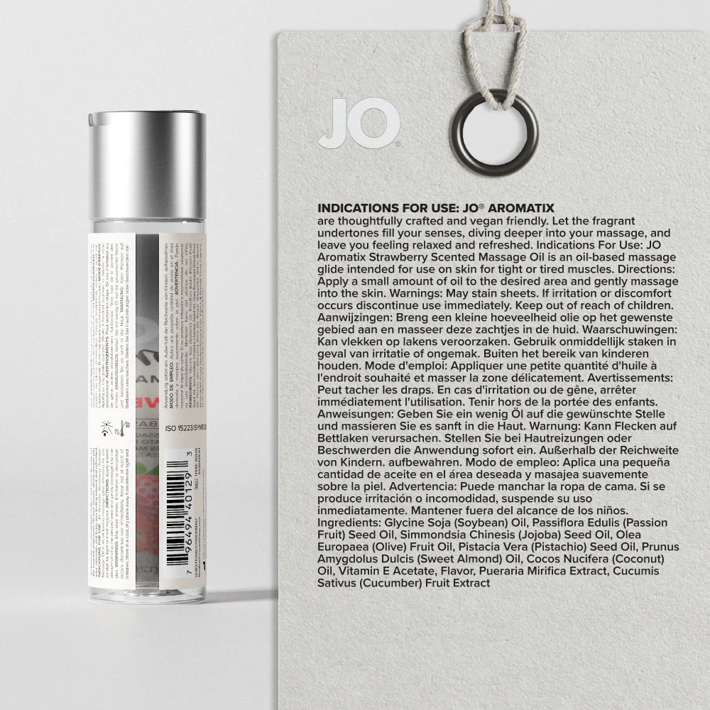 Aromatix Strawberry Scented Massage Oil - Image 3