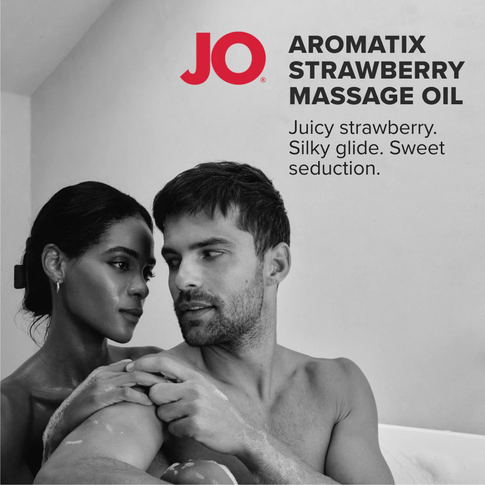 Aromatix Strawberry Scented Massage Oil - Image 9