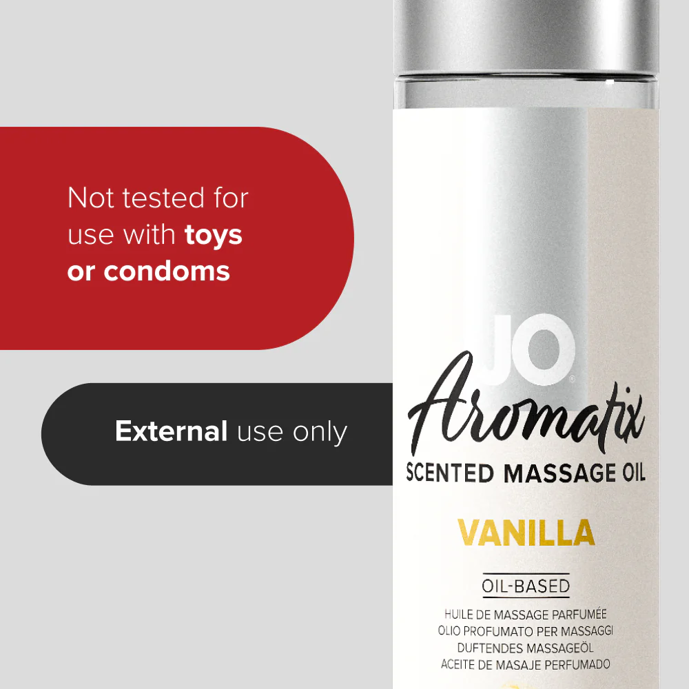 Aromatix Vanilla Scented Massage Oil - Image 6