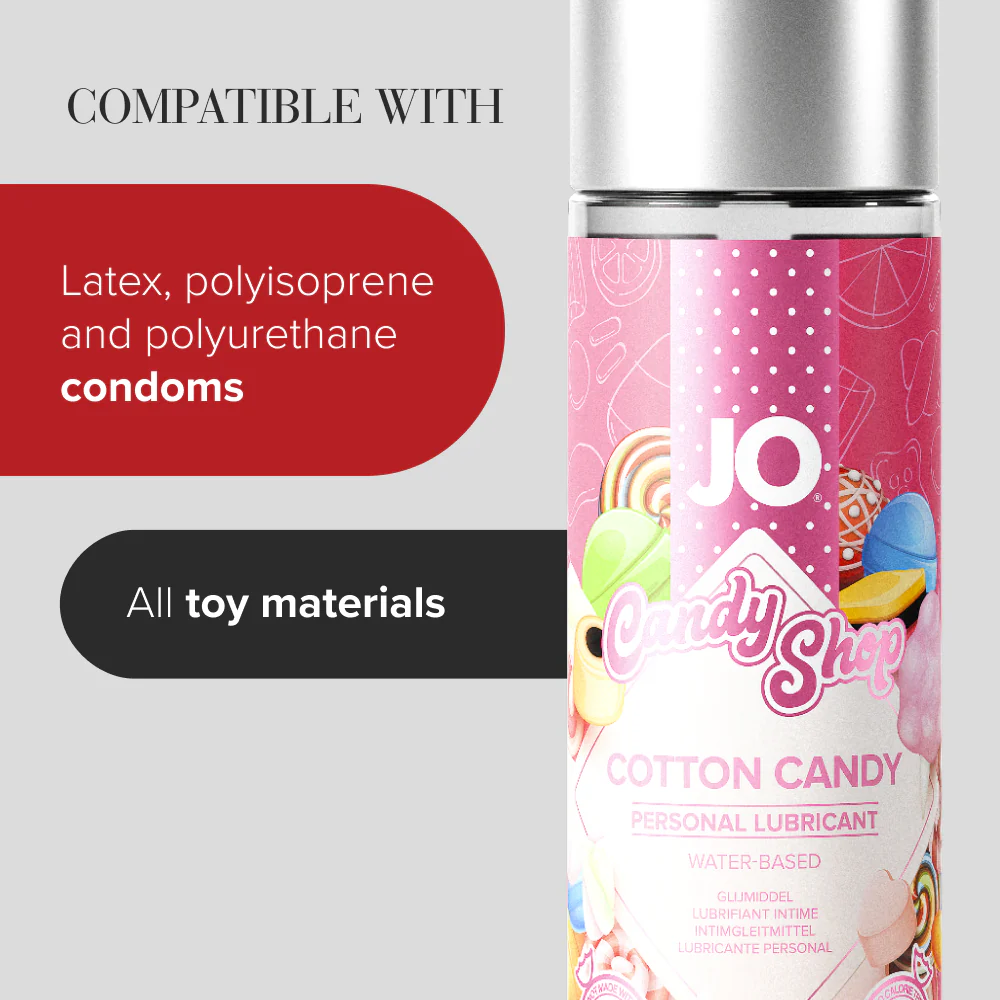 H2O Cotton Candy Candy Shop Flavored Lubricant - Image 6
