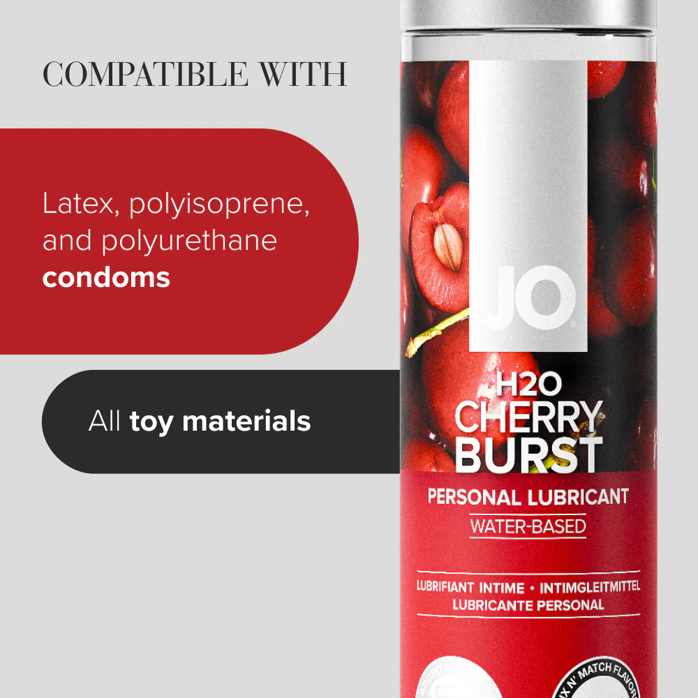 H2O Cherry Burst Flavored Lubricant - Image 6