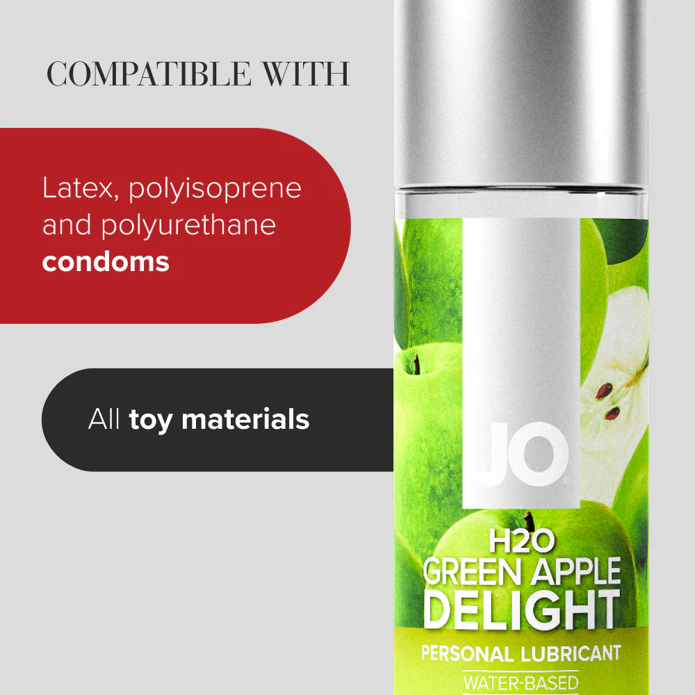H2O Green Apple Delight Flavored Lubricant - Image 6