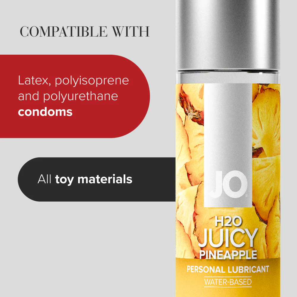 H2O Juicy Pineapple Flavored Lubricant - Image 6