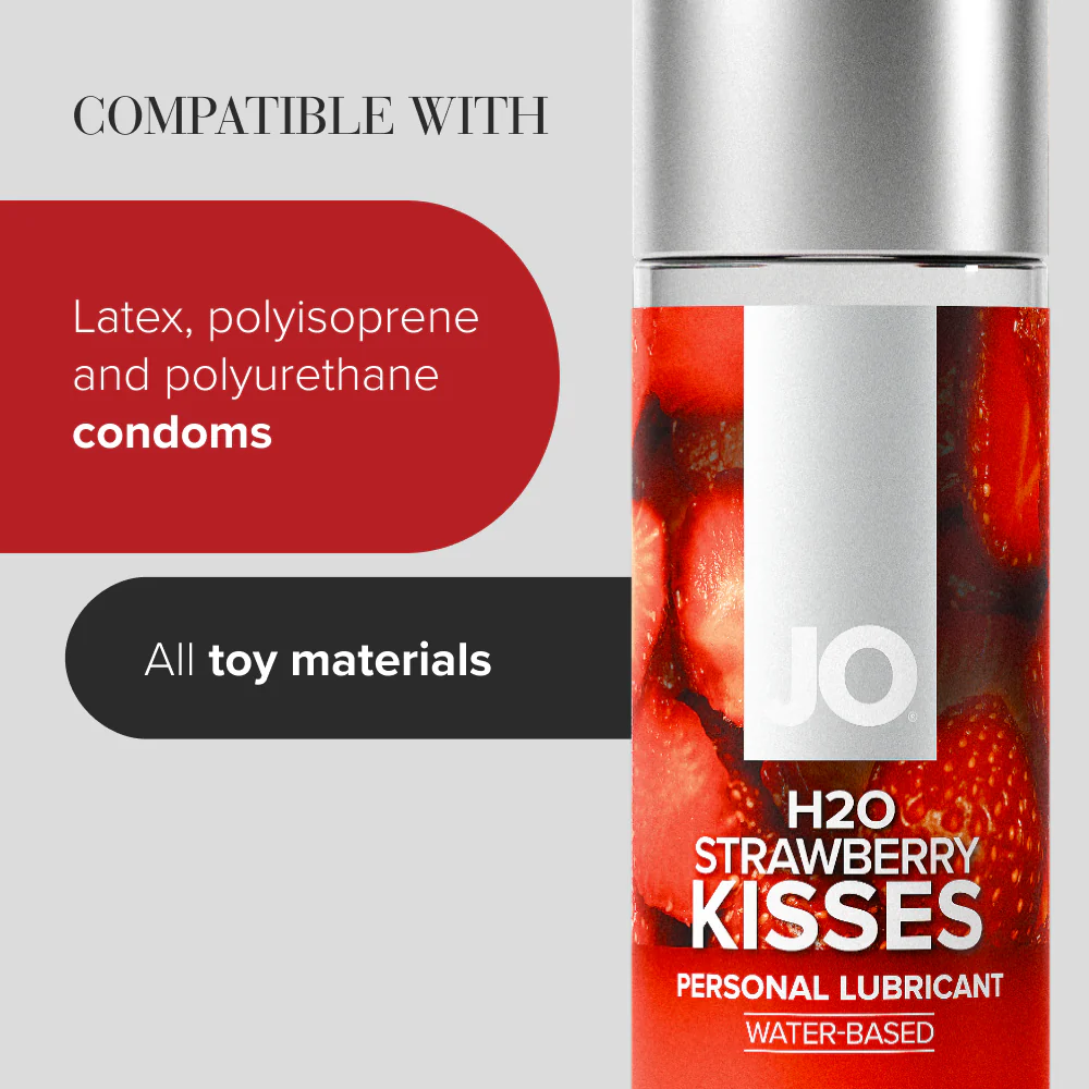 H2O Strawberry Kisses Flavored Lubricant - Image 6