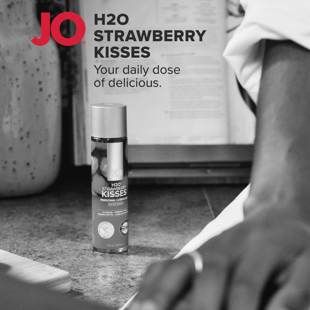 H2O Strawberry Kisses Flavored Lubricant - Image 9