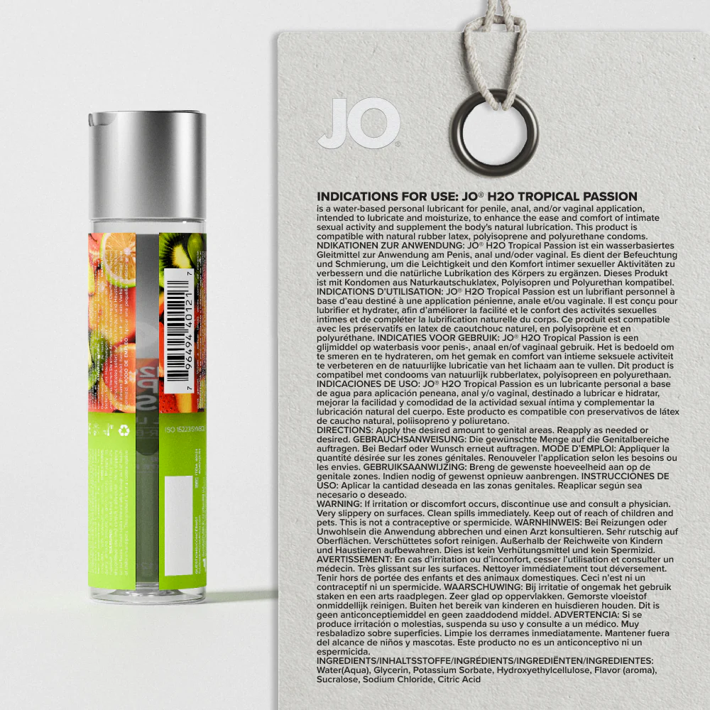 H2O Tropical Passion Flavored Lubricant - Image 3