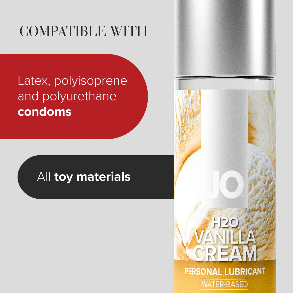 H2O Vanilla Cream Flavored Lubricant - Image 6