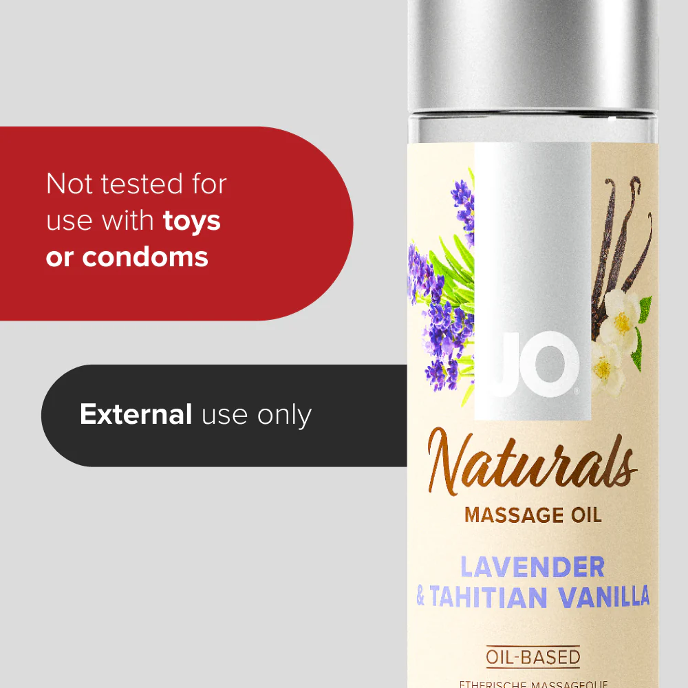 Naturals Massage Oil Lavender & Tahitian Vanilla - Image 6