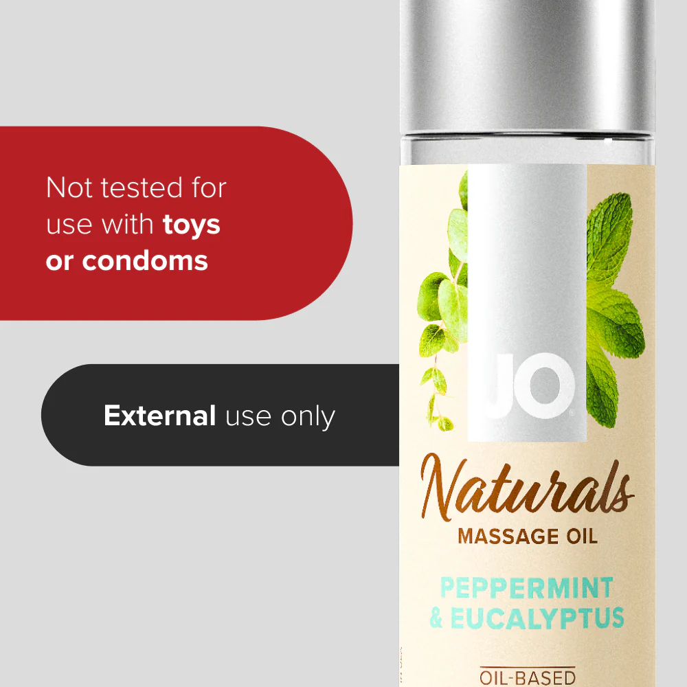 Naturals Massage Oil Peppermint & Eucalyptus - Image 6